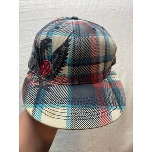 Explicit Brand Baseball Cap Hat Plaid Flying Eagles Griffins Fitted One Size